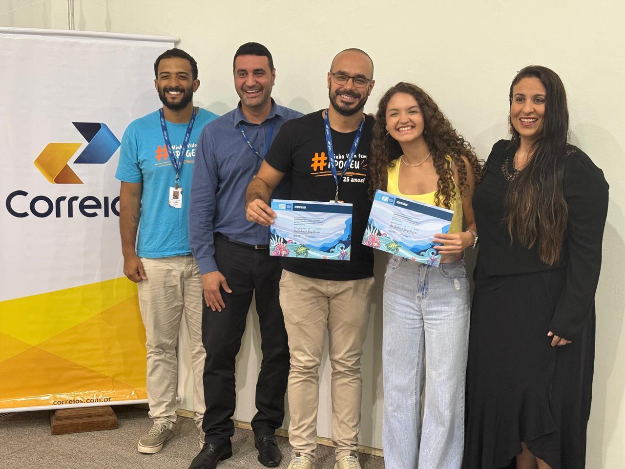 Destaque no Concurso Internacional de Cartas